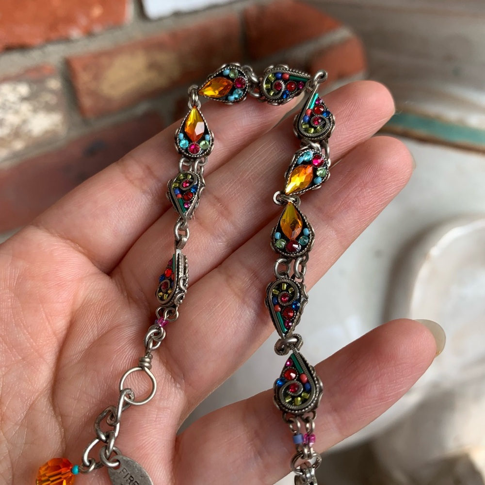 Firefly Multicolor rhinestone bracelet - Picture 3 of 7